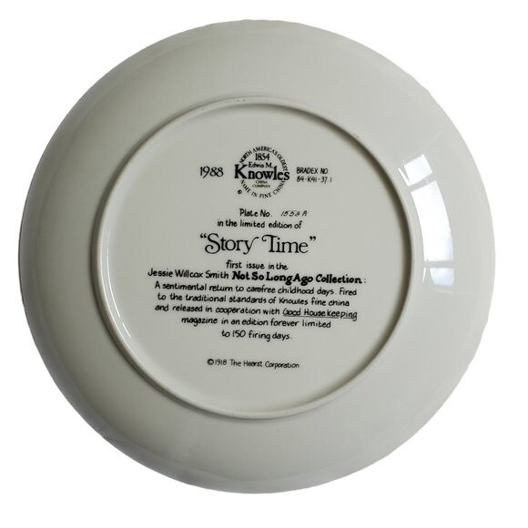 Story Time by Jessie Willcox Smith collector plate # 1553 A - Picture 2 of 3